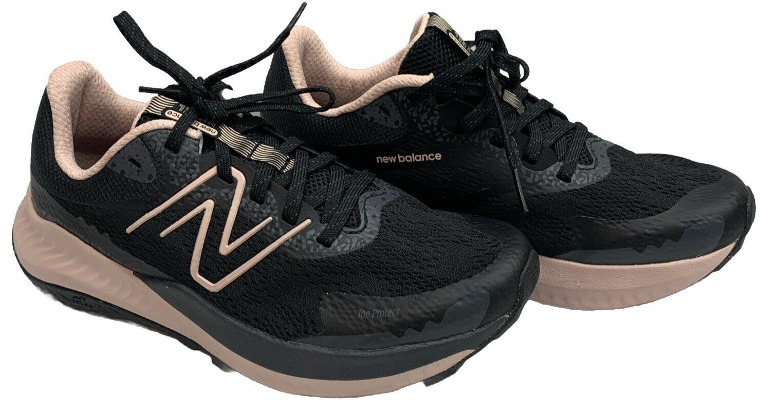 New Balance Nitrel v5 Trail Running Shoes Size M7.5/W9 Black Light Pink Sneaker