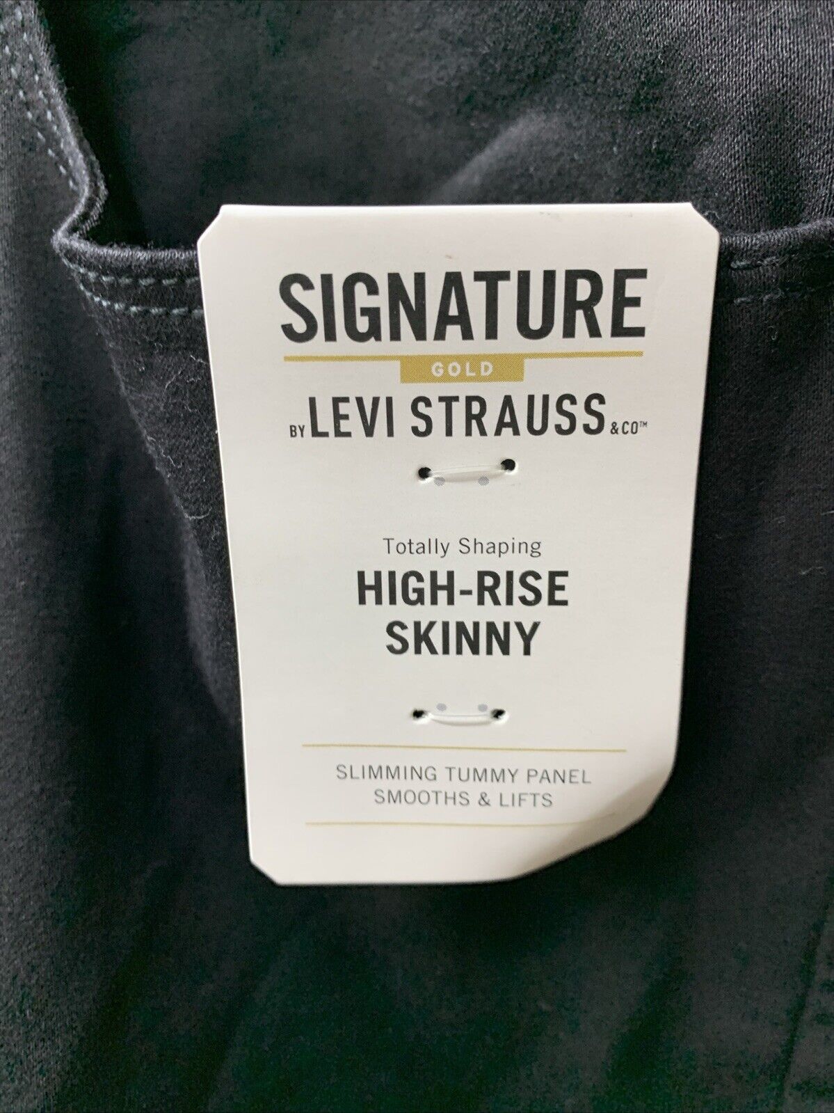 Signature by Levi Strauss & Co Gold Label Women's Mid Rise Skinny Jeans Size 24S