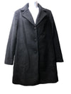 Calvin Klein Womens Black Wool Long Sleeve Shawl Collar Jacket Size 10 Button