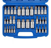 33PCS Hex Bit Socket Set, 1/4