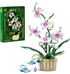 Icons Orchid Flowers Building Set, Exquisite Orchid Bonsai for Adult- Compatible