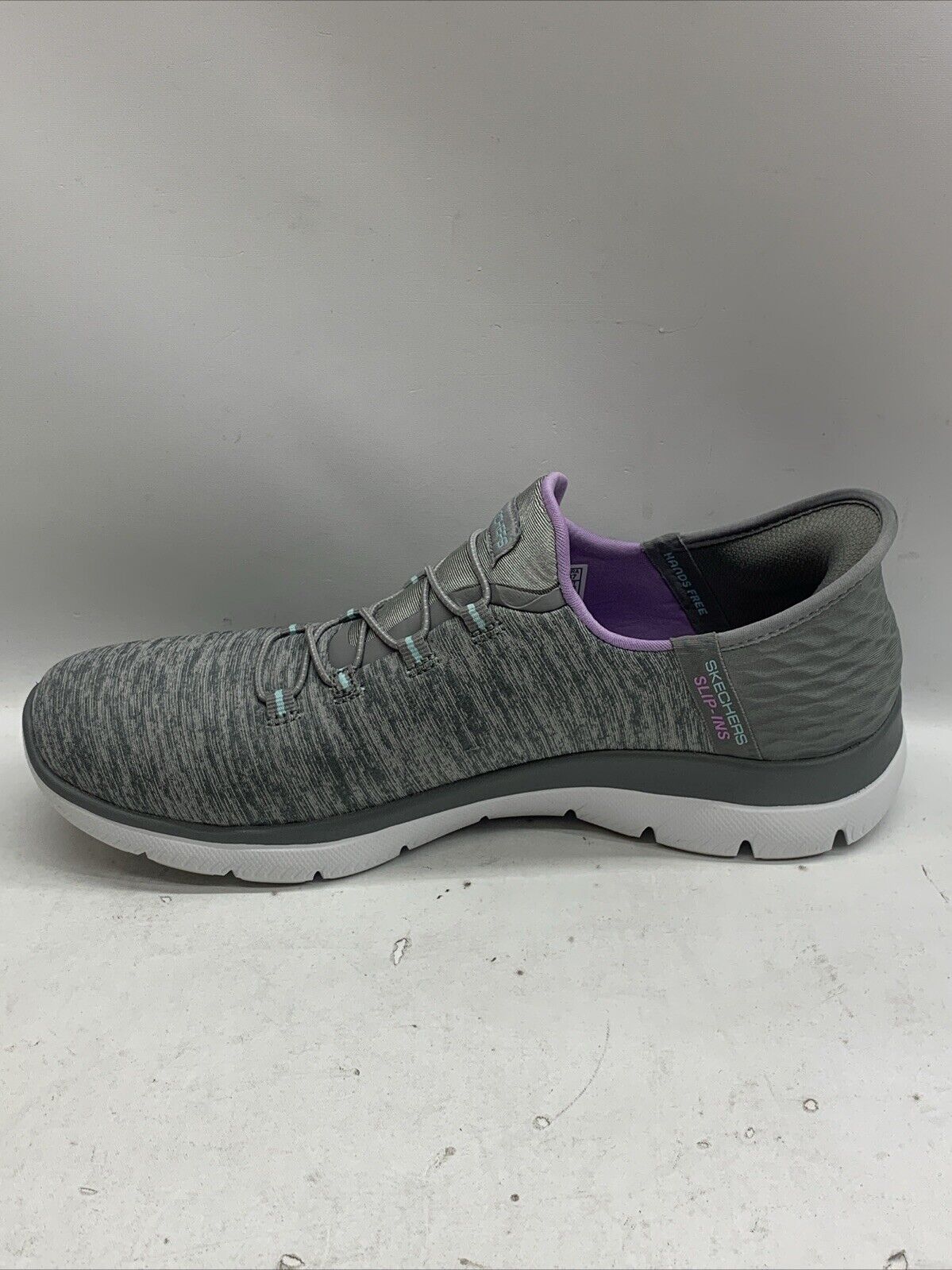 Skechers Womens Skechers Slip-insSummits Grey 149937/GYMT Air-Cooled Memory Foam