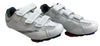 TOMMASO Womens White Pista 100 Cycling/Spin Shoes with Clips Size 8 Sneaker