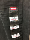 Levi's Men's 511 Slim Fit Jeans Black 3D Washed Long Pants 04511-2694 Size 42x32