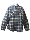 Wrangler Authentics Men's Long Sleeve Heavyweight XL Collared Button-up Blue