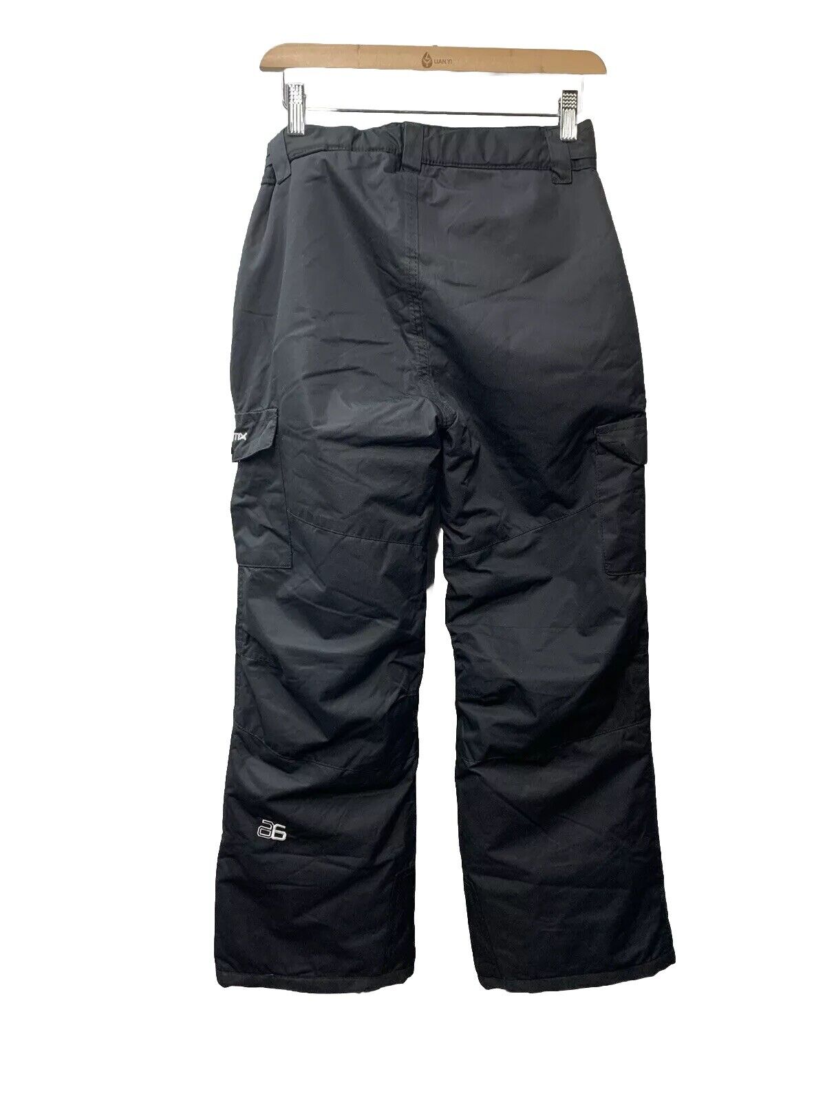 Arctix Black Kids Snow Sports Insulated 1540-00-L Cargo Long Pants Large (14-16)