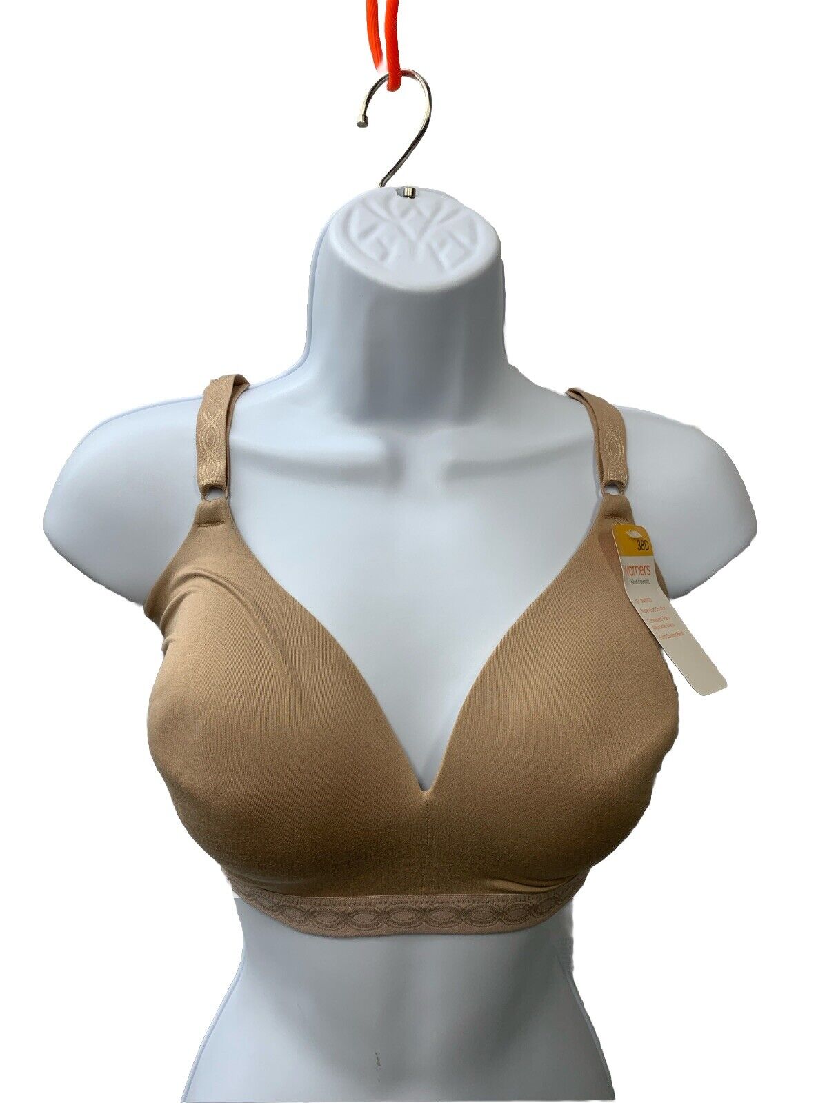 Women's Blissful Benefits Super Soft Wireless Bra Lightly Lined Size 38D RM1691W