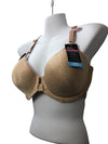 Bali NUDE Comfort Revolution Front-Close Shaping Bra DF3P66 Size US 36D Beige