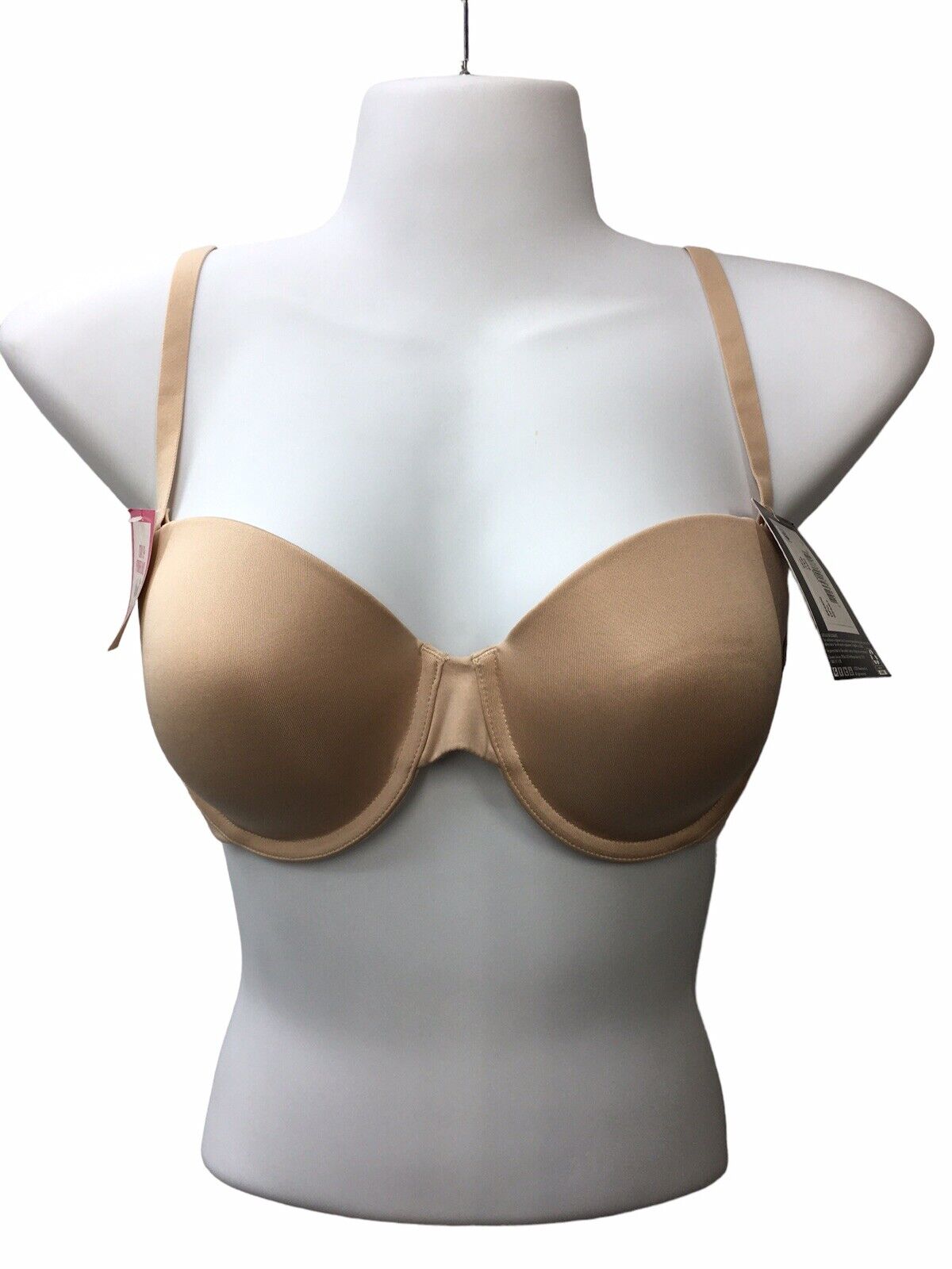 Maidenform Self Expressions Side Smoothing Strapless Bra Beige Size 36C SE6900