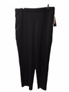 Briggs New York Women's Pull On Dress Long Pant Black 18 Pull On Straight-leg