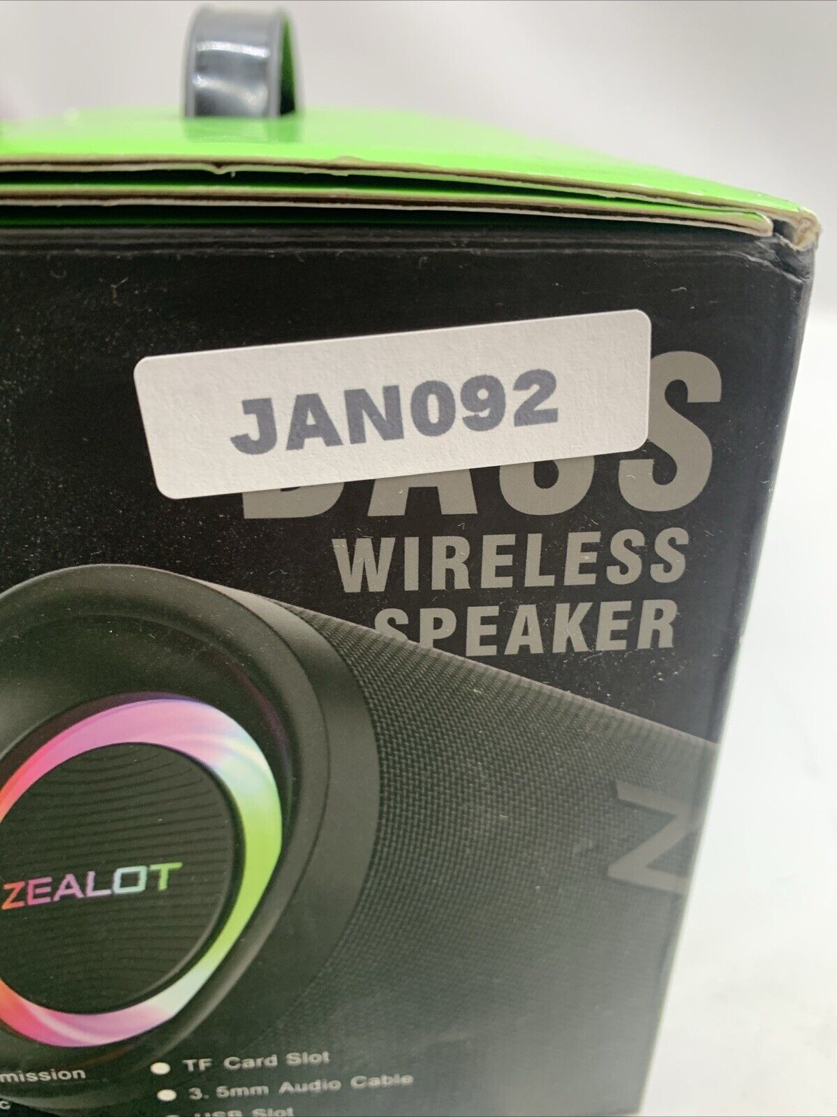 Zealot S56 Bluetooth Portable Speaker System 40w Output Power Bass Wireless Blac