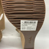 Clarks Women's Annadel Eirwyn Wedge Sandal Size 6.5 Wide Sand Beige Open Toe