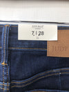 Judy Blue Jeans Womens 28x32 Blue Straight Fit High Waist Denim Raw Hem Pants