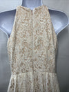 Eliza J Lace Women's Fit & Flare Dress Mid Halter Neck Dress Ivory 4 Sleeveless