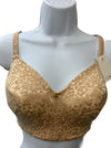 Le Mystere 3378 Safari Wireless Bra 34DDD Full Figure Seamless Sweetheart Neckli