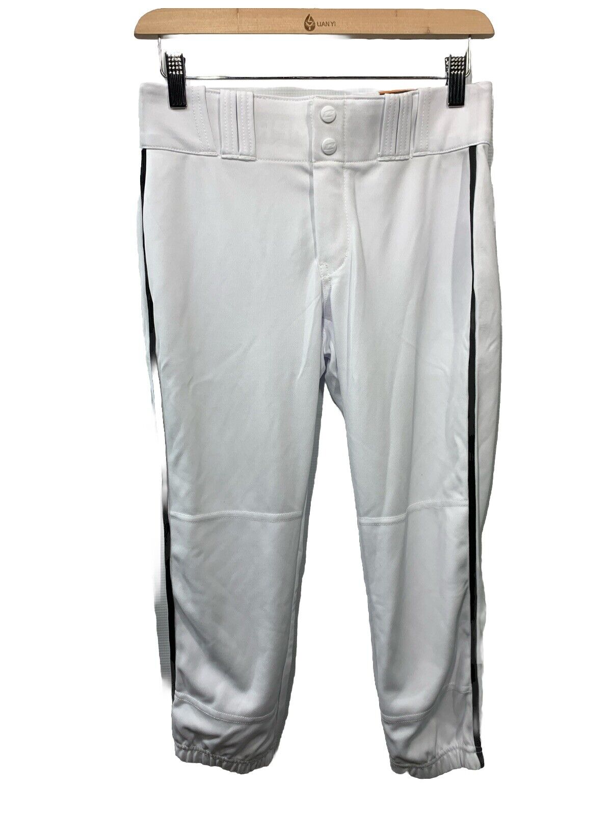 Champro Women's Tournament Low Rise Softball Pants White with Side Piping Size S