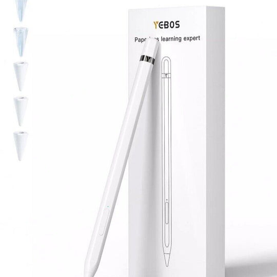 YEBOS Stylus Pen for ipad, 10 Mins Charge Apple Pencil 1st/2nd Generation White