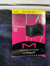 Maidenform 40760 Classics Microfiber and Lace Boyshort Panty Size M/6 - 3 Pack