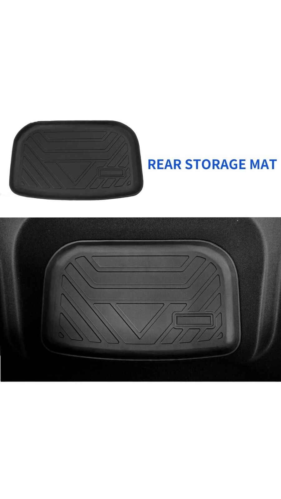 6PCS All Weather Cargo Liner Mat Floor Mats Set Fits For 2020-2023 Tesla Model Y