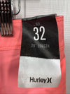 Hurley Mens Phantom One and Only Board Shorts Pink OAO Solid MBS0010260 Size 32