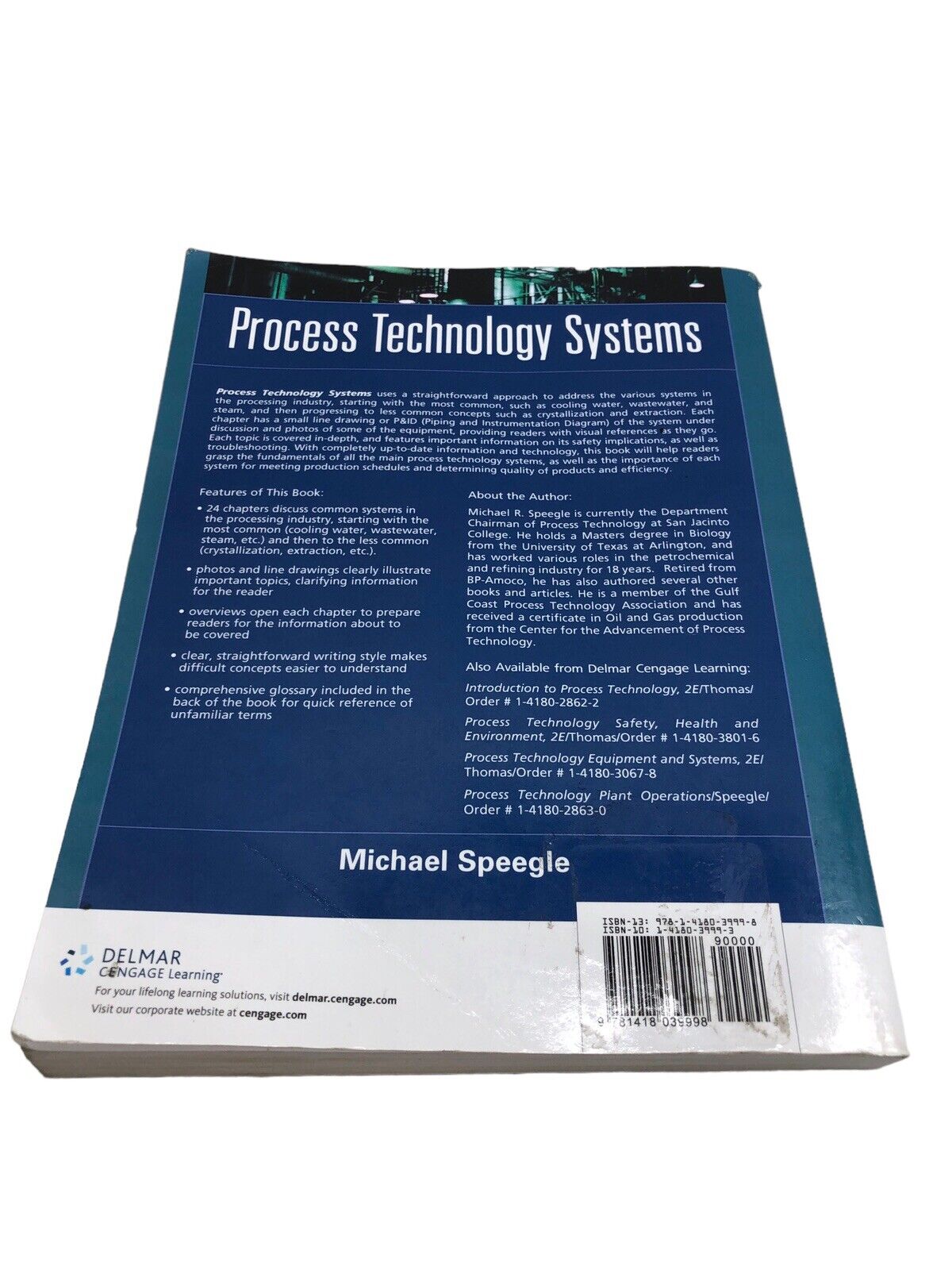 Process Technology Systems by Michael Speegle (English) Paperback Book