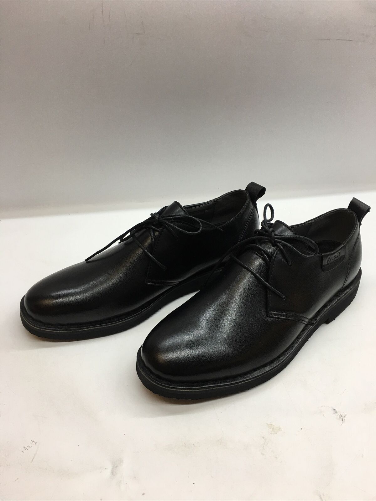 Propét Men's Finn Oxford Shoes MCX022L Rubber Sole Black Uppear Leather Size 11