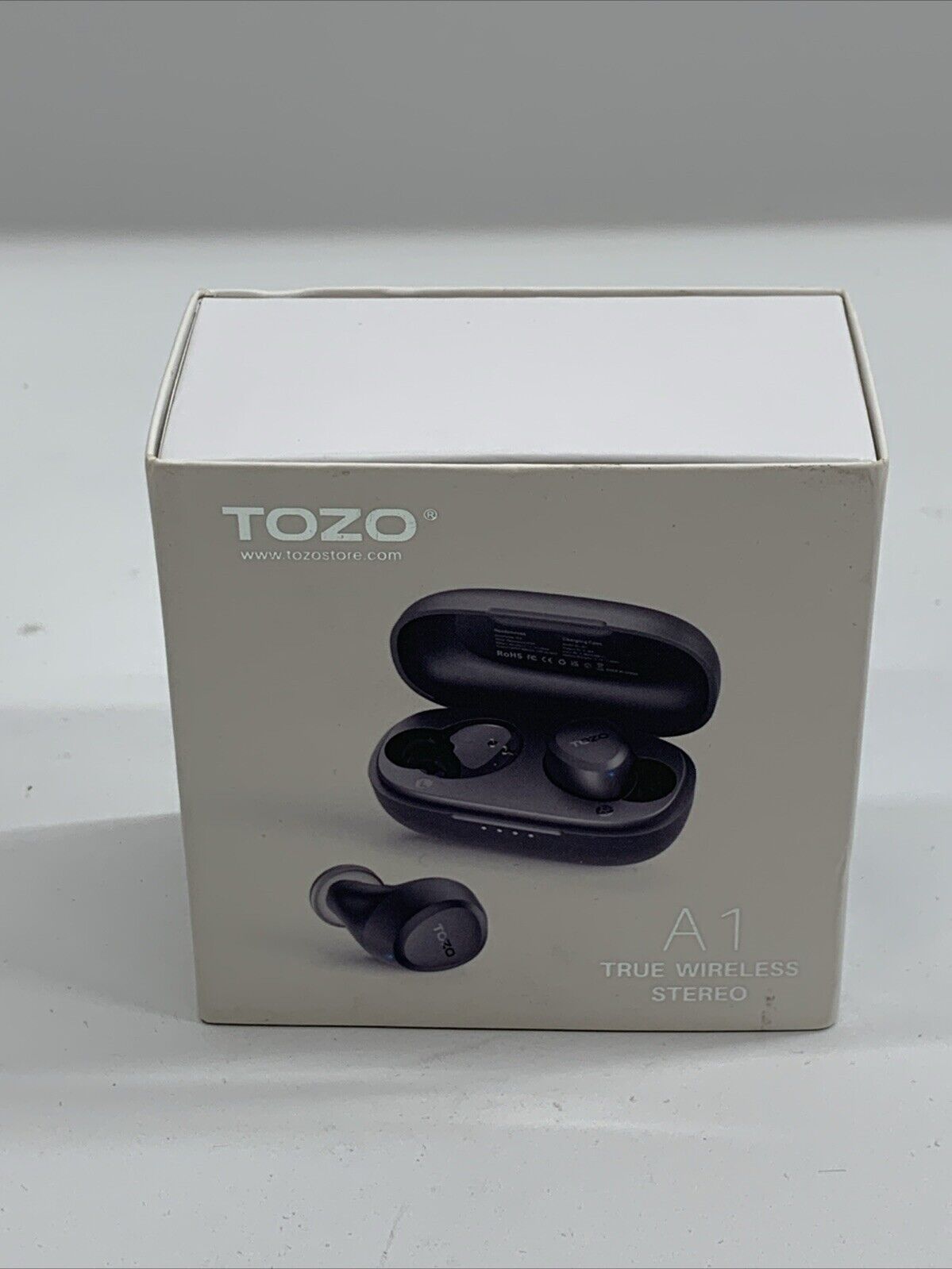 TOZO A1 Mini Wireless Earbuds Bluetooth 5.3 Light-Weight Headset w/case Black