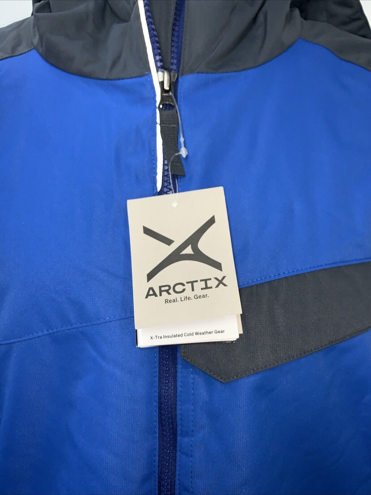 Arctix Kids Cyclops Insulated Hooded Jacket Blue Size XL Long Sleeve with Pocket