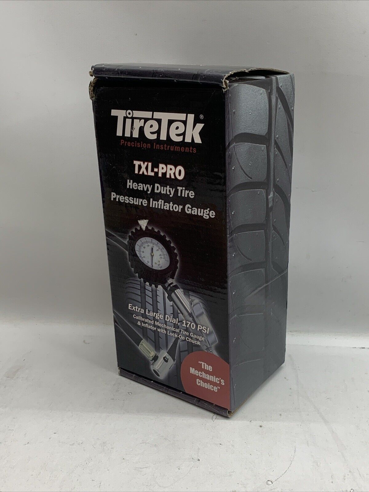 TireTek TXL-PRO 170 PSI Heavy Duty Tire Pressure Inflator Gauge and Rubber Hose