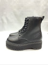 Steve Madden Bettyy1 Women's Combat Lug Boot Black Size 7 Round Toe Lace-Up