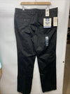 DOCKERS Signature Khaki Lux Classic Fit Flex Comfort Waistband Black Size 38x34