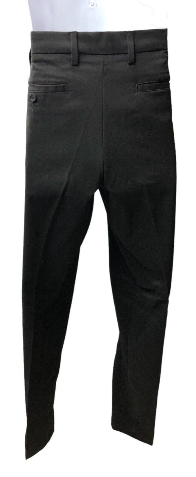 Amazon Essential Mens Dress Long Pants Black Trouser Stretch 34Wx34L with Pocket