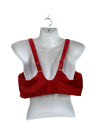 Back Appeal Wireless T-Shirt Bra Size 38G Red 853303-602 Full Coverage