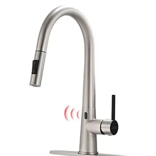 Touchless Kitchen Faucet with Pull Down Sprayer High Arc Single Handle GM-1052N