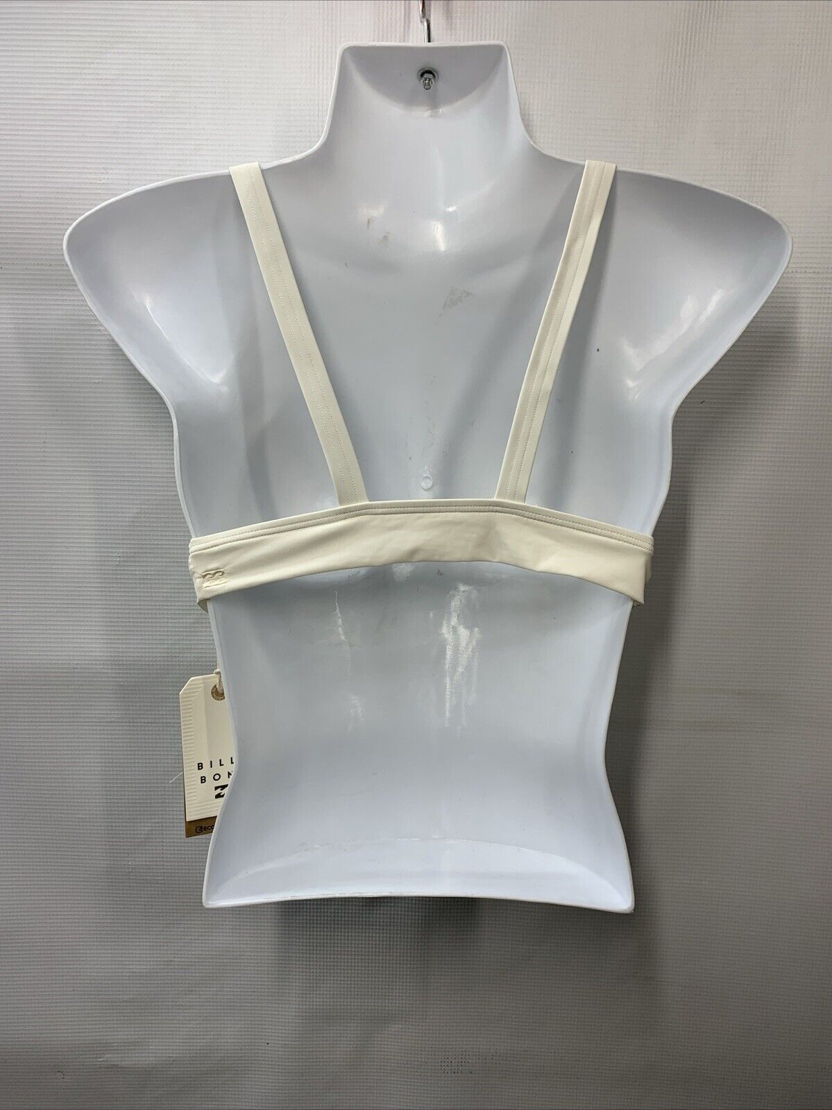 Billabong Women's Classic Banded Tri Bikini Top White ABJX300662 Size Medium/10