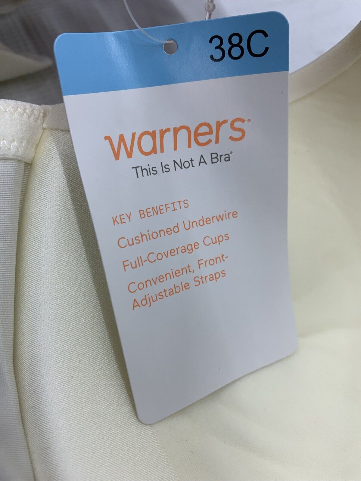 Warner's Women's This Is Not A Bra Cushioned Underwire T-Shirt Bra - Size 38C