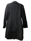 Calvin Klein Womens Black Wool Long Sleeve Shawl Collar Jacket Size 10 Button