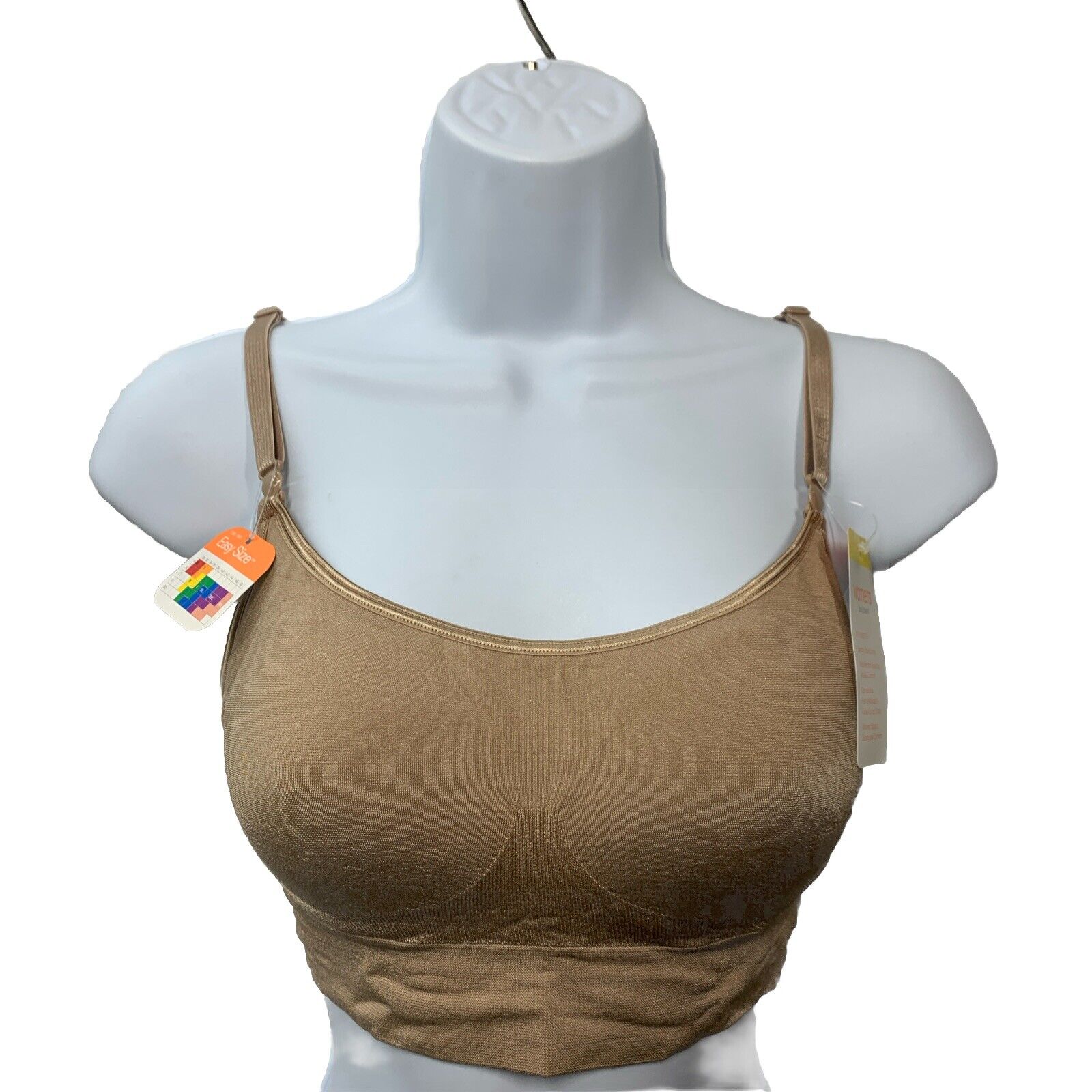 Warner's Women's Easy Does It No Dig Wire-Free Bra RM0911A Toasted Almond Size M