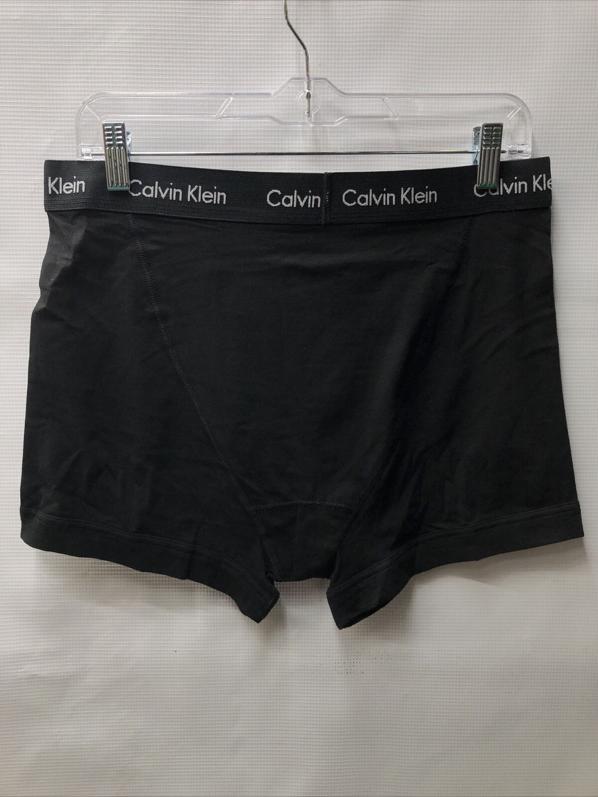 Calvin Klein Wicking Men's Cotton Stretch 6-Pack Trunk Boxer Brief Size XL Black