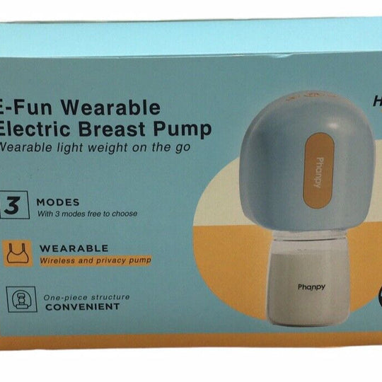 Phanpy Electric Wearable Breast Pump Wireless No Leak Hands Free 20/24/27 Flange