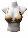 Maidenform 7112 One Fab Fit Extra Coverage Lace T-Back Tshir Bra Size 32DD Beige