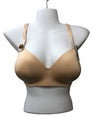 852281 Ultimate Side Smoother Wire Free T-Shirt Bra Size 36D Beige Opaque