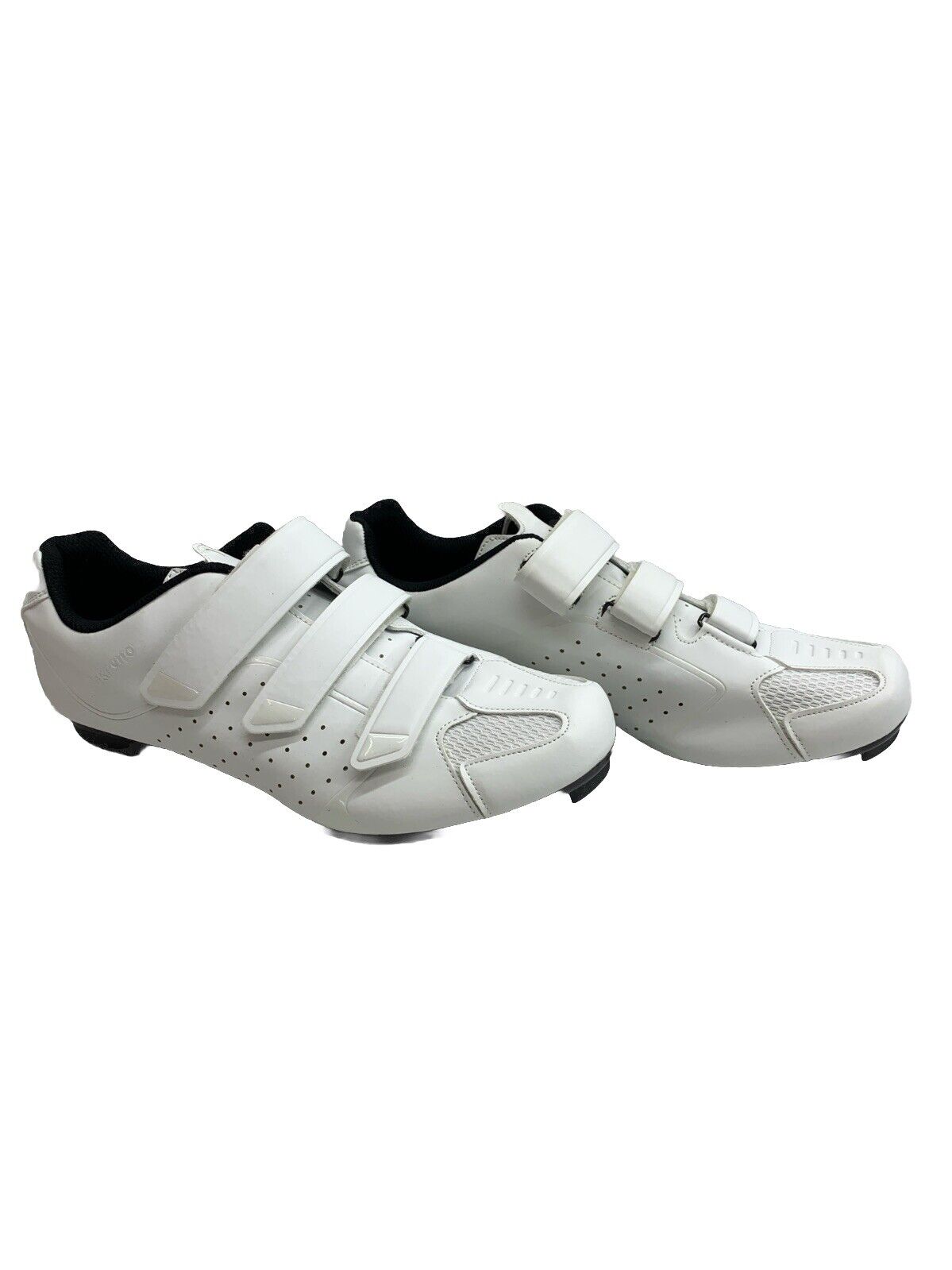 Roknemo Men's Binding Road Bike Cycling Shoes F-35 Size 12 White Comfortable