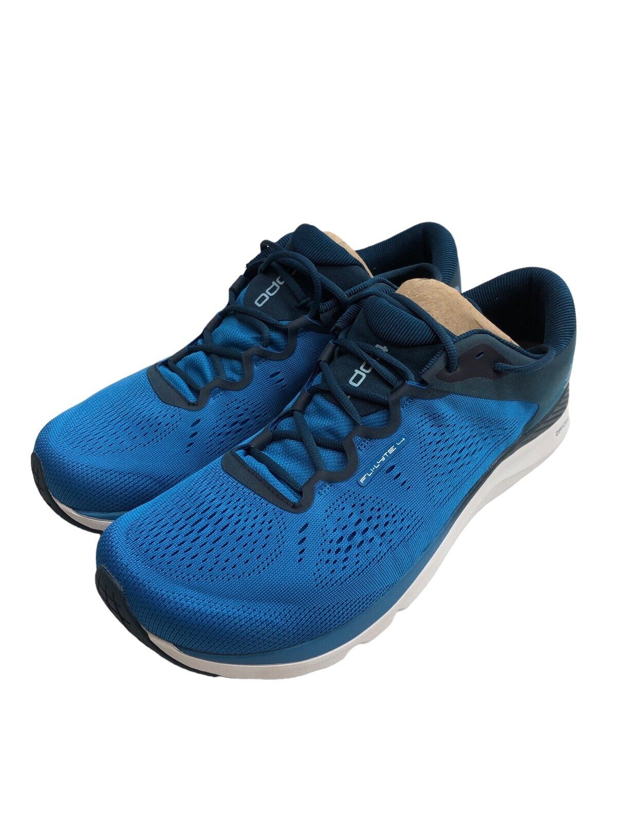 Topo Men’s Fli-Lyte 4 Blue & White Athletic Running Shoe Size 13 Sneaker Lace-up