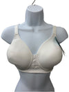 Vanity Fair 71380 Women's Beauty Back Full Figure Wirefree Bra Size 42B White