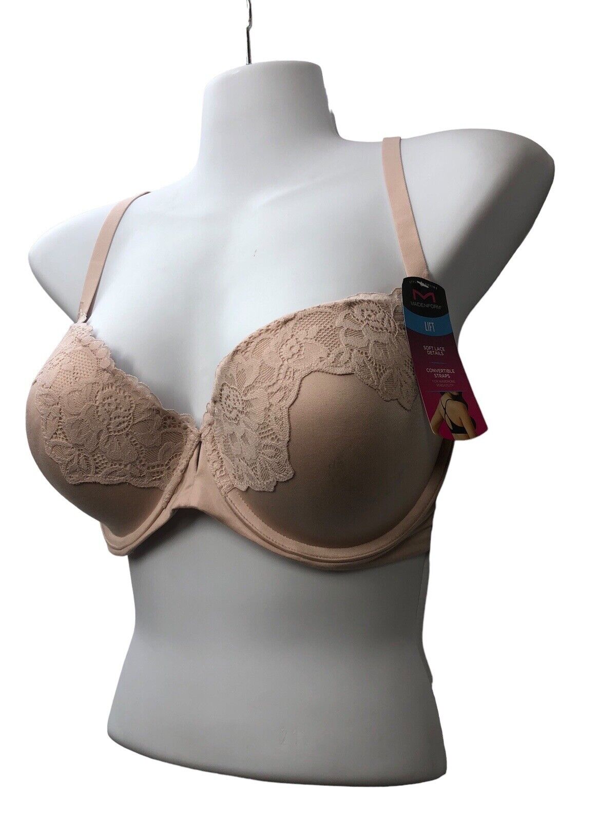 Maidenform DM1195 Comfort Devotion Love Your Lift Underwire Bra Opaque Size 38C