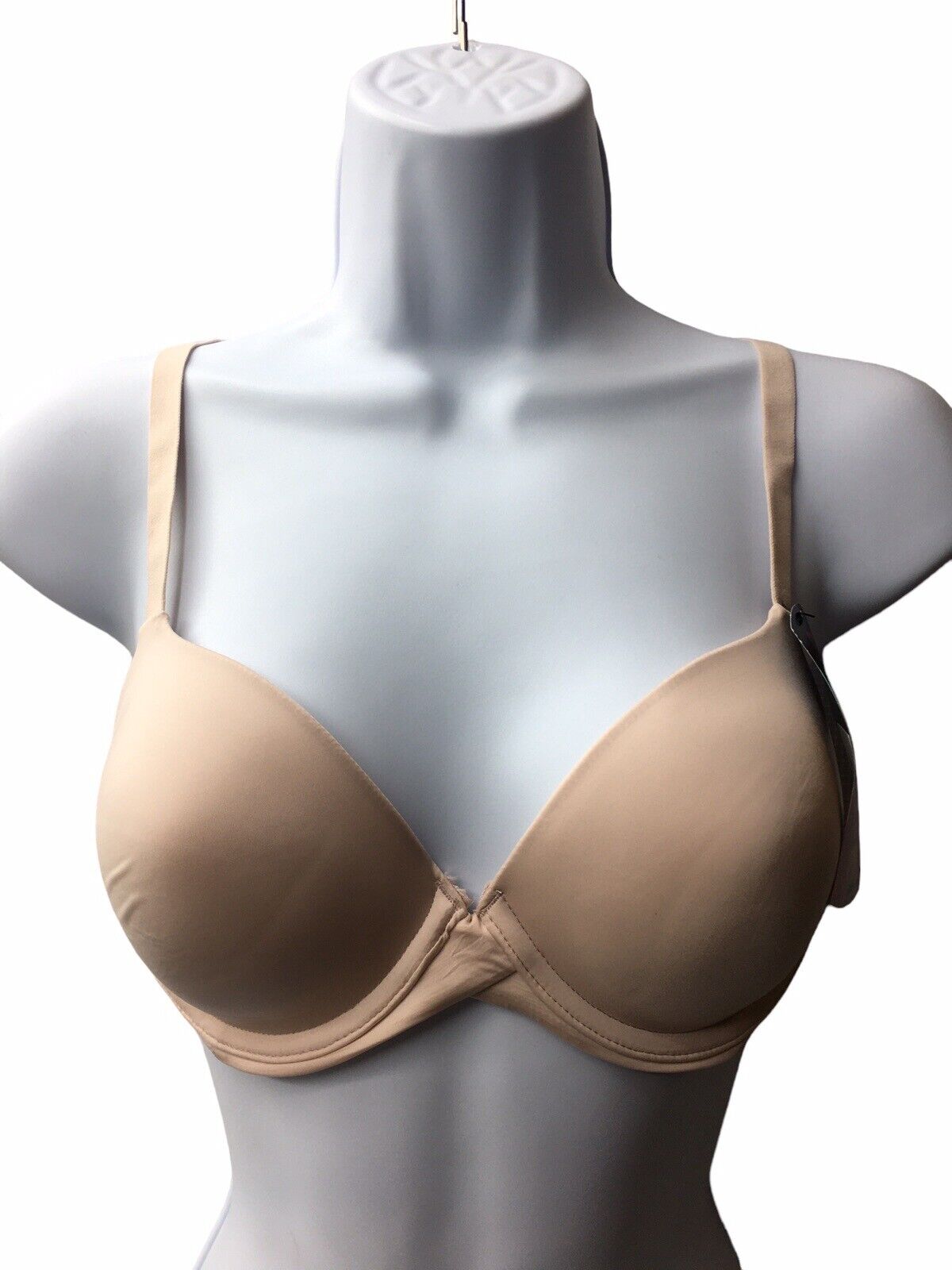 Maidenform Women's One Fab Fit Underwire Tshirt Bra Demi DM7543 Size 32C Nude