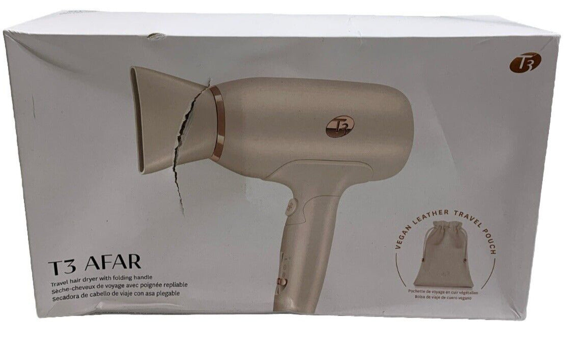 T3 Afar Travel Hair Dryer Portable Lightweight Travel-Size with Folding Handle