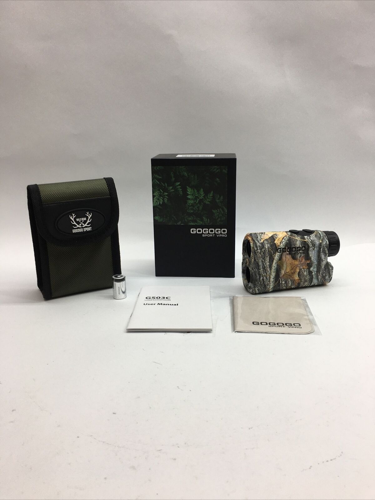 Gogogo Sport Vpro GS03C Laser Rangefinder Camo Battery Included for Hunting