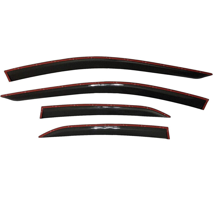 Olltoz For 18-23 Toyota Camry Side Window Visor Rain Deflector Guard 4PCS Set